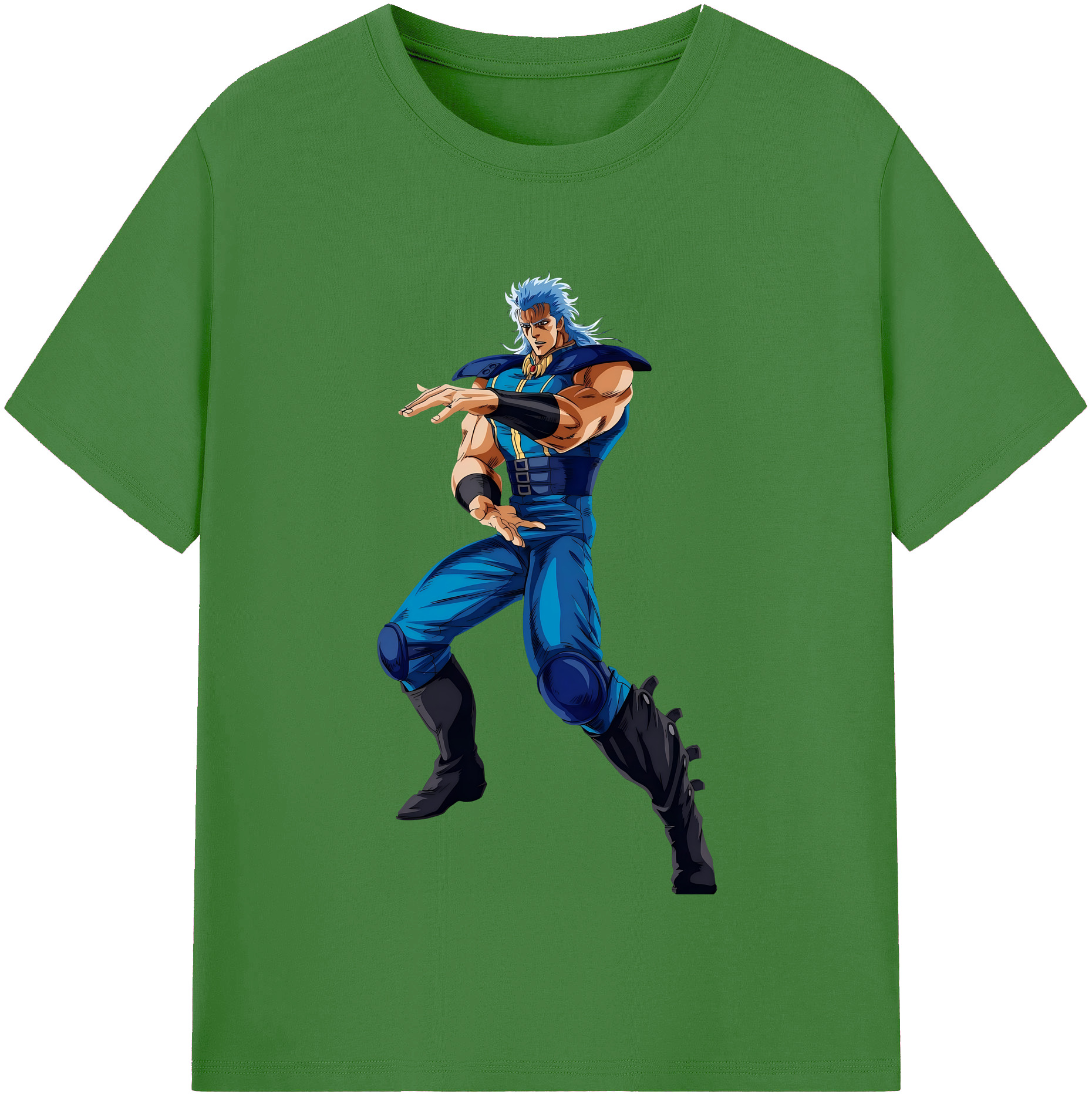 （画像用） 北斗の拳 Fist of the North Star レディースカジュアルプリントTシャツ（綿100％）